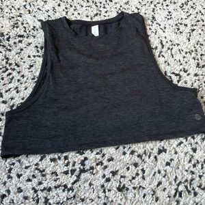 Workout cropped tank top